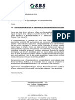 Solicitação de Declaração de Viabilidade de Atendimento de Água e Esgoto - Alameda-2024