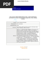 CAARS-O Short Version Observer Report | PDF | Psychology ...