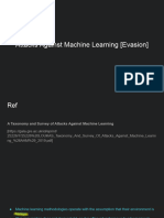 Attacks Against Machine Learning - Evasion