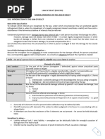 PVL3703 - Law of Delict Summary Notes Final 4jun2014