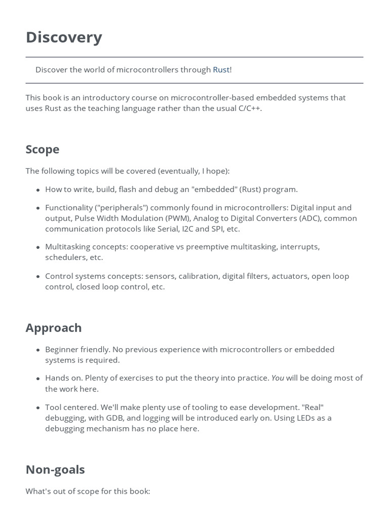 Rust for Microcontrollers: A Beginner's Guide | PDF | Embedded System ...