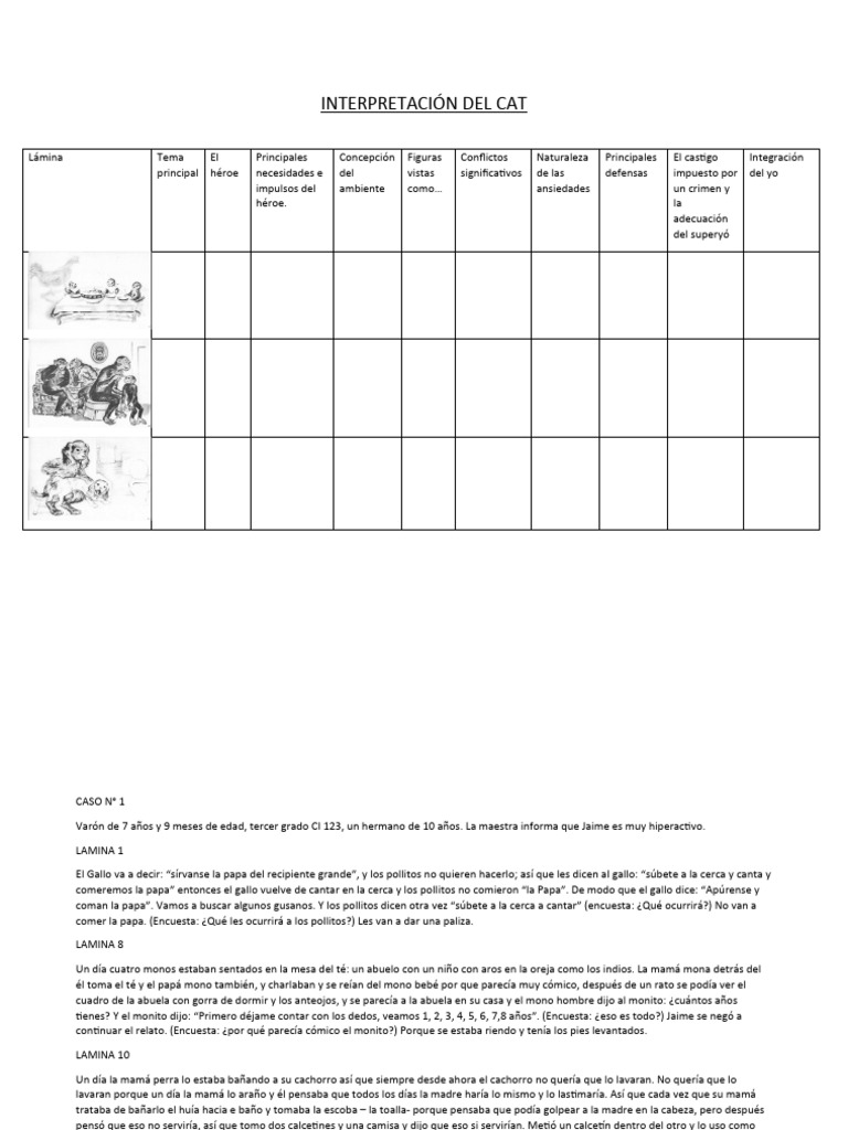 Interpretación Del Cat | PDF