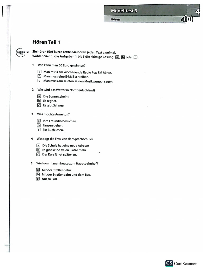 A2 Modelltest 3 Hv Pdf