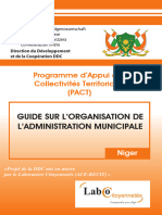 Guide Organisation Administration Municipale