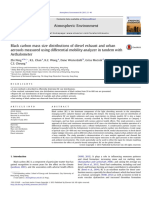 Black Carbon Mass Size Distributions of Diesel Exhaust and Urban Aerosols Measured Using Differential Mobility Analyzer in Tandem With Aethalometer