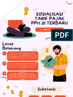 Sosialisasi Tarif Pajak PPH 21 Terbaru 2024