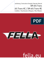 Fella SM401TR - KC - RC - DE - FR - GB OP Manual