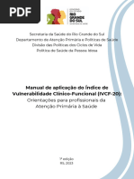 Guia de Aplicação do IVCF-20 | PDF | Índice de massa corporal ...