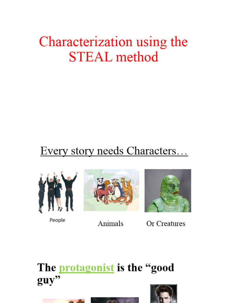 2023 Characterization - Helping Phrases All | PDF | Language Arts ...