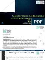 Synthetic Food Emulsifier Market Future Landscape To Witness Significant Growth by 2033