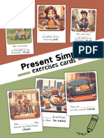 Present Simple Exercises Cards