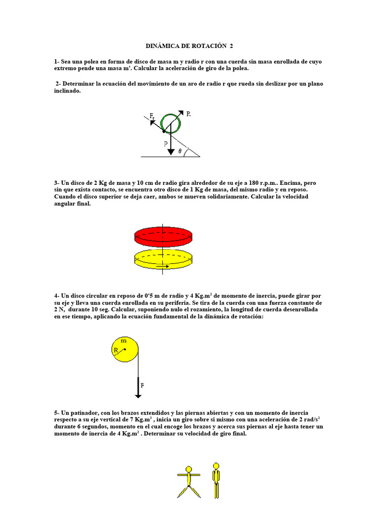 Dinámica De Rotación 2 Pdf
