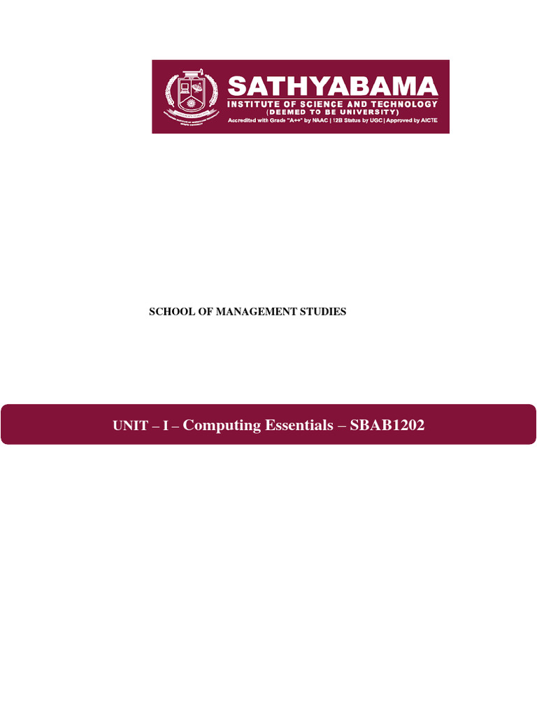 Computer Introduction | PDF | Input/Output | Central Processing Unit