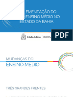 Implementação Do Novo Ensino Médio - BAHIA