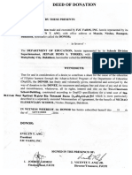 Deed of Donation Sample