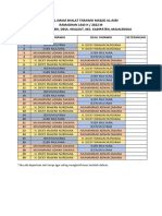 Jadwal Imam Shalat Tarawih Masjid Al Asri