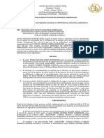 Demanda de Restitución de Inmueble Arrendado Pedro Arturo Ceron Rodriguez