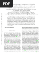 Direct Observation of Altermagnetic Band Splitting in CRSB Thin Films