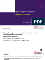 Hospital Planning - Emergency Department