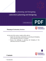 Hospital Planning - Non - Clinical Department