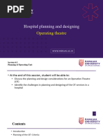 Ideal Operating Theatre Layout Guidelines | PDF | Operating Theater ...