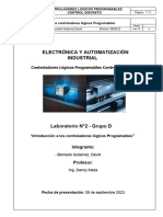 Lab 02 Introduccion A Los Controladores Logicos Programables Control Discreto.