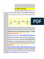 FV, PV Basics TMV