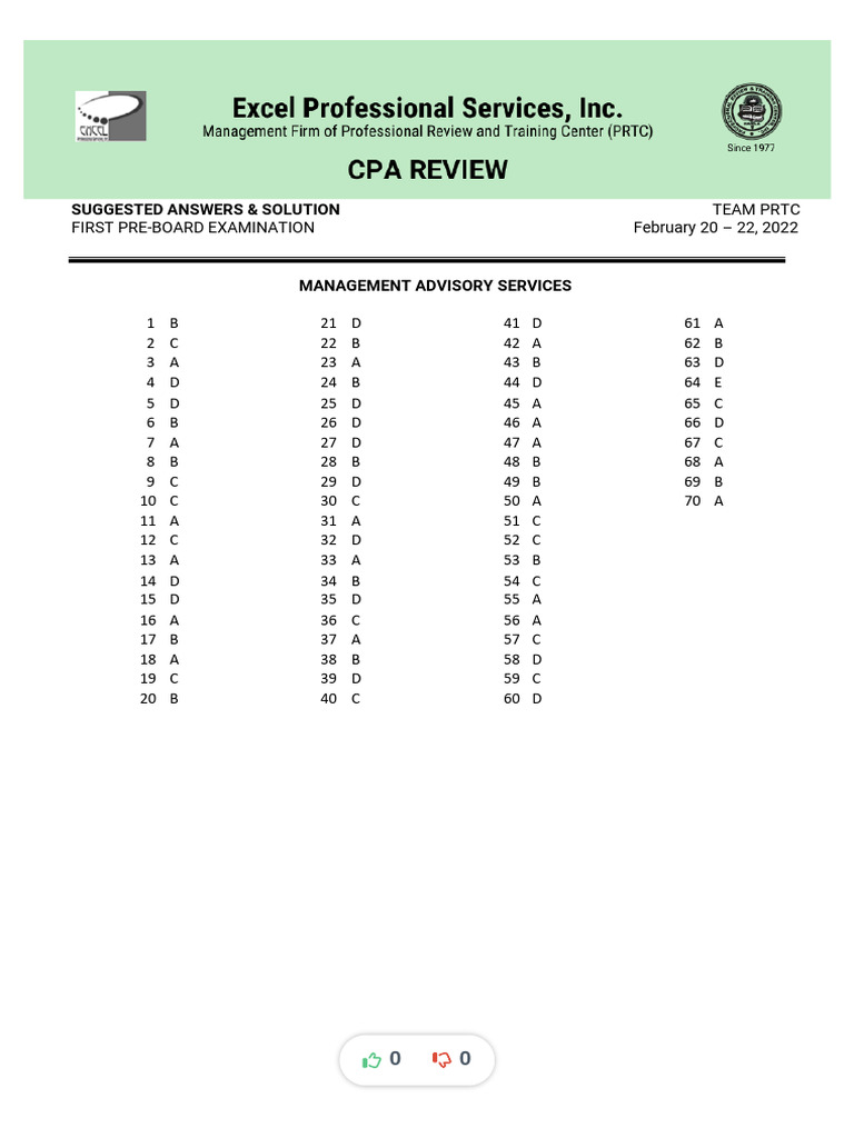 PRTC 1st PB 0522 Key Answers - Compress | PDF