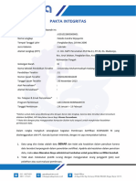 Pakta Integritas Pelatihan - PT. Garuda Systrain Interindo 2024. Rev.04