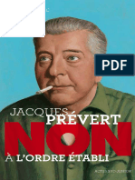 Jacques Prévert Non À Lordre Établi (Murielle Szac)