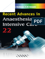 Recent Advances in Anaesthesia and Intensive Care