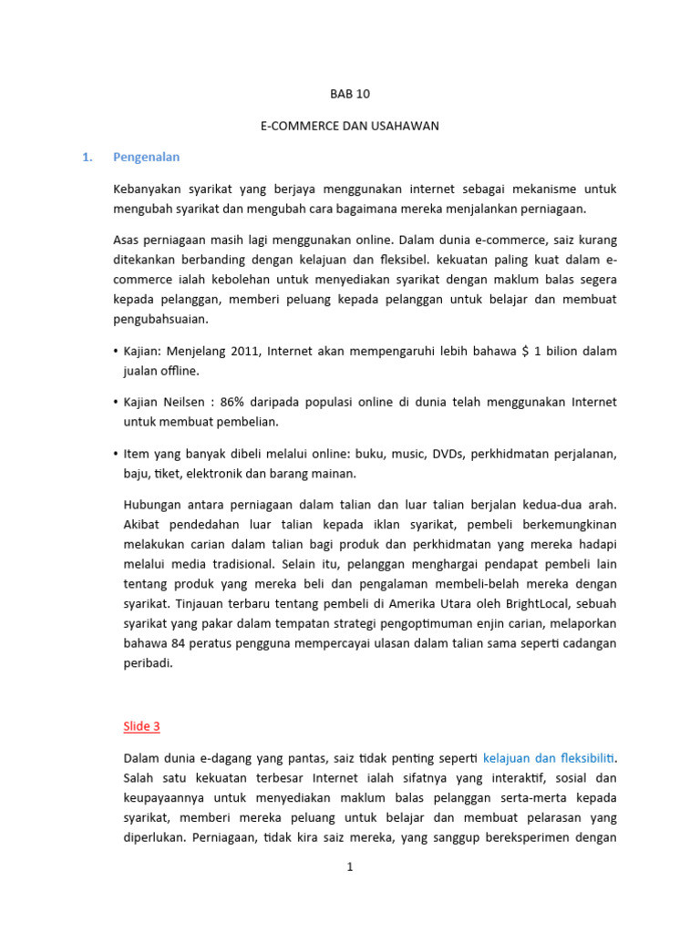 Nota Bab 10 | PDF