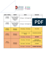 Jadual Latihan NCDRC