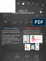 Week 4a Units of Measurement Students