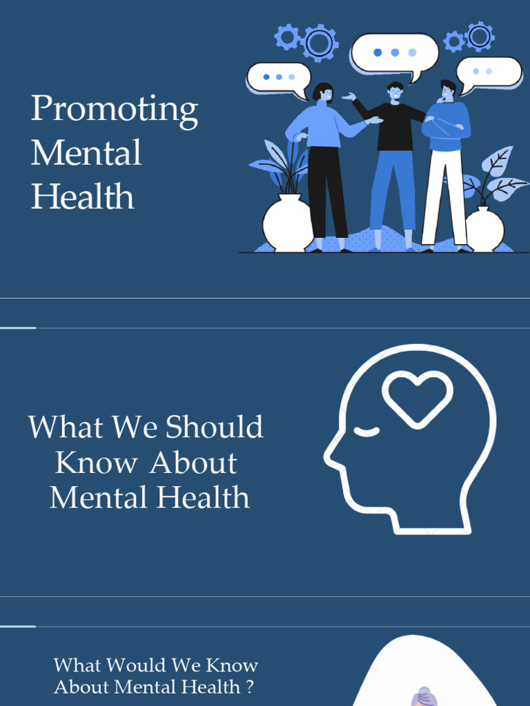 Taking Care of Mental Health | PDF | Mental Disorder | Mental Health