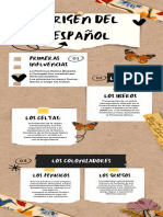 Infografía Guía de Estudio Scrapbook Marrón y Blanco