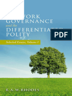 2017_Rhodes_Network Governance and the Differentiated Polity Selected Essays, Volume I
