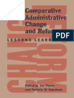 2010 - Pierre & Ingraham (Eds.) - Comparative Administration Change and Reform Lessons Learned