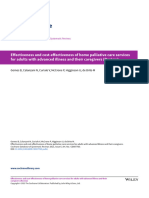 Effectiveness and Cost-Effectiveness of Home Palliative Care Services For Adults With Advanced Illness and Their Caregivers