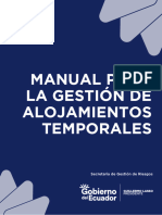 4 Diseño Del Manual para La Gestión de Alojamientos Temporales - Temporales en Ecuador.