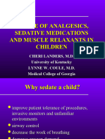 Sedation, Analgesia & Muscle Relaxants (PICUCOURSE)