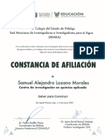 Constancia Afiliación REMIIA-Hidalgo - 2024