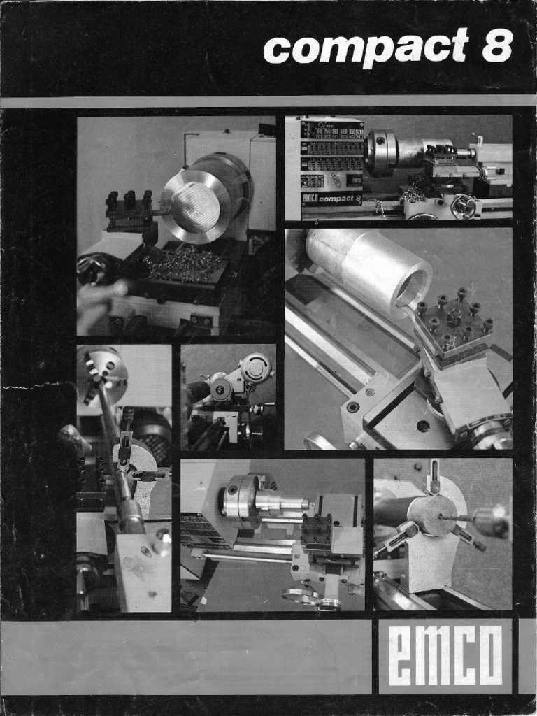 EMCO COMPACT 8 Plaquette 1990 | PDF