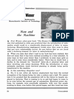 Norbert Wiener - Man and The Machine