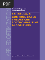 Scheduling - Control-Based Theory and Polynomial-Time Algorithms