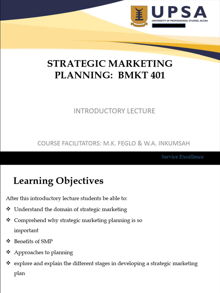 Strategic Marketing Planning Overview | PDF | Marketing | Marketing ...