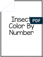 COLORS - Insect Color by Number
