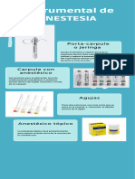 Infografía Dentista Cepillado Dental Moderno Azul