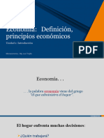 Unidad 1 - Economía y Principios