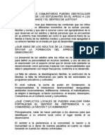 QUÉ PRÁCTICAS COMUNITARIAS PUEDEN OBSTACULIZAR LA FORMACIÓN DE LOS ESTUDIANTES EN EL APEGO A LOS DERECHOS HUMANOS Y EL SENTIDO DE JUSTICIA